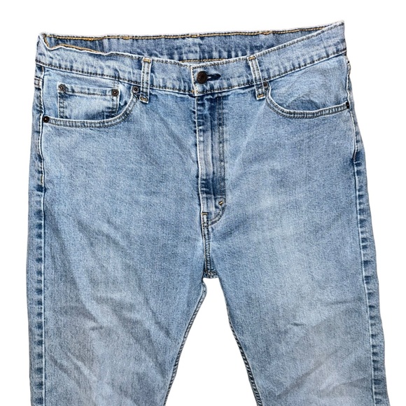 Levi’s 505 Straight Leg Light Wash Jeans Men’s 38X30 - Picture 3 of 7